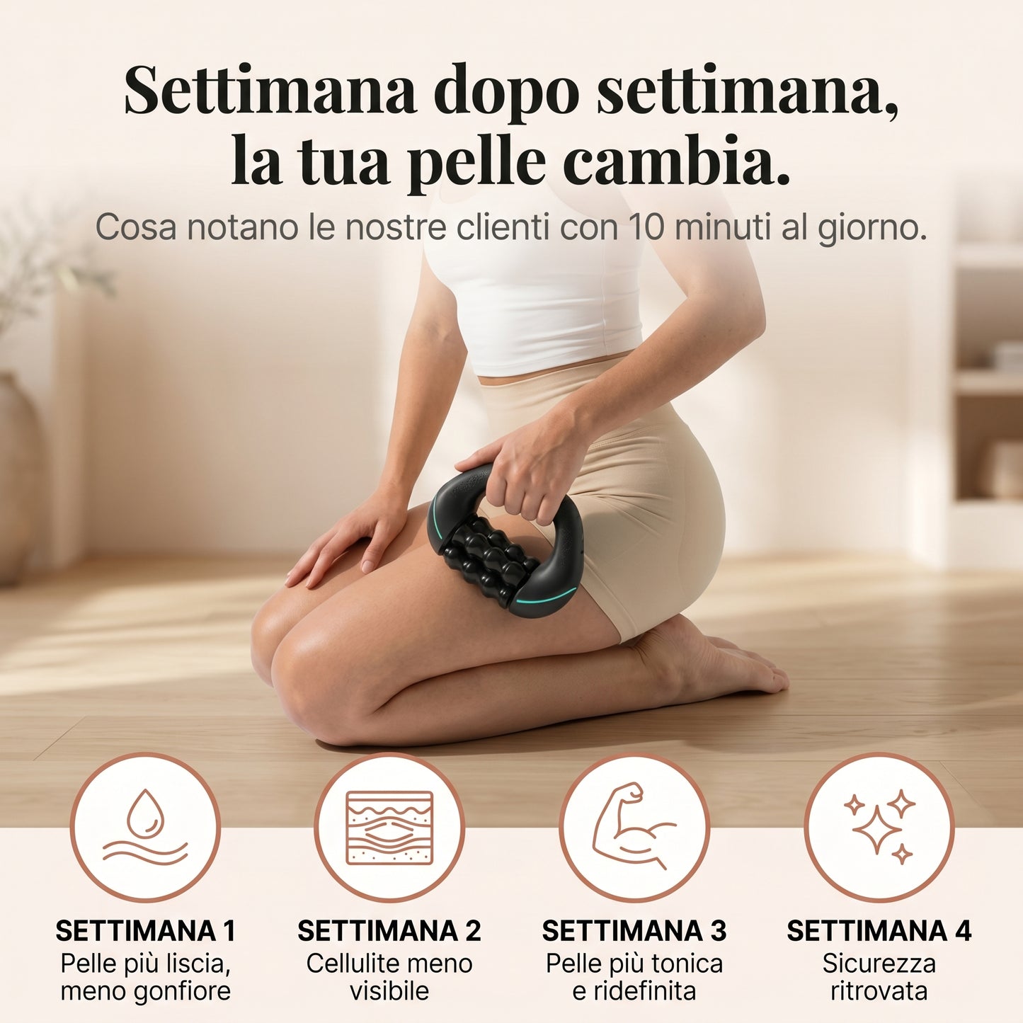 Riduci visibilmente la cellulite a casa